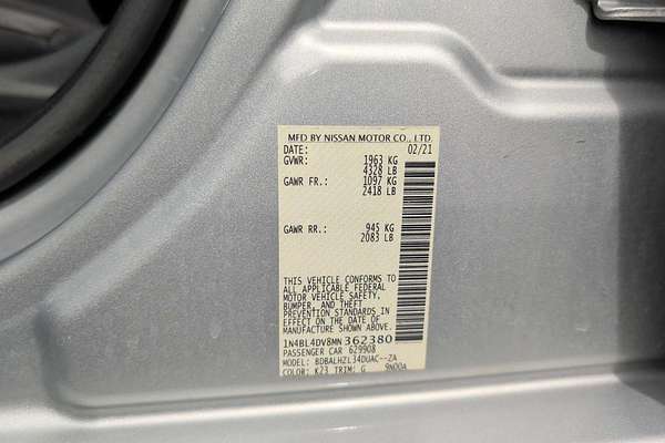 2021 Nissan Altima 2.5 SV