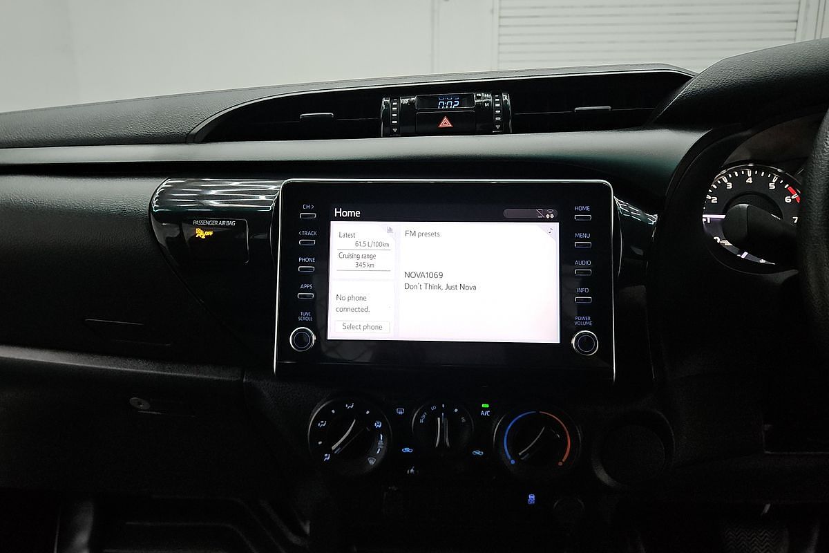 2021 Toyota Hilux Workmate TGN121R Rear Wheel Drive