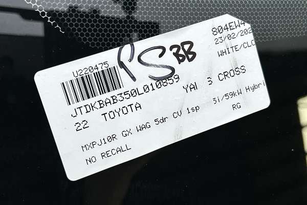 2022 Toyota Yaris Cross GX MXPJ10R thumb-23