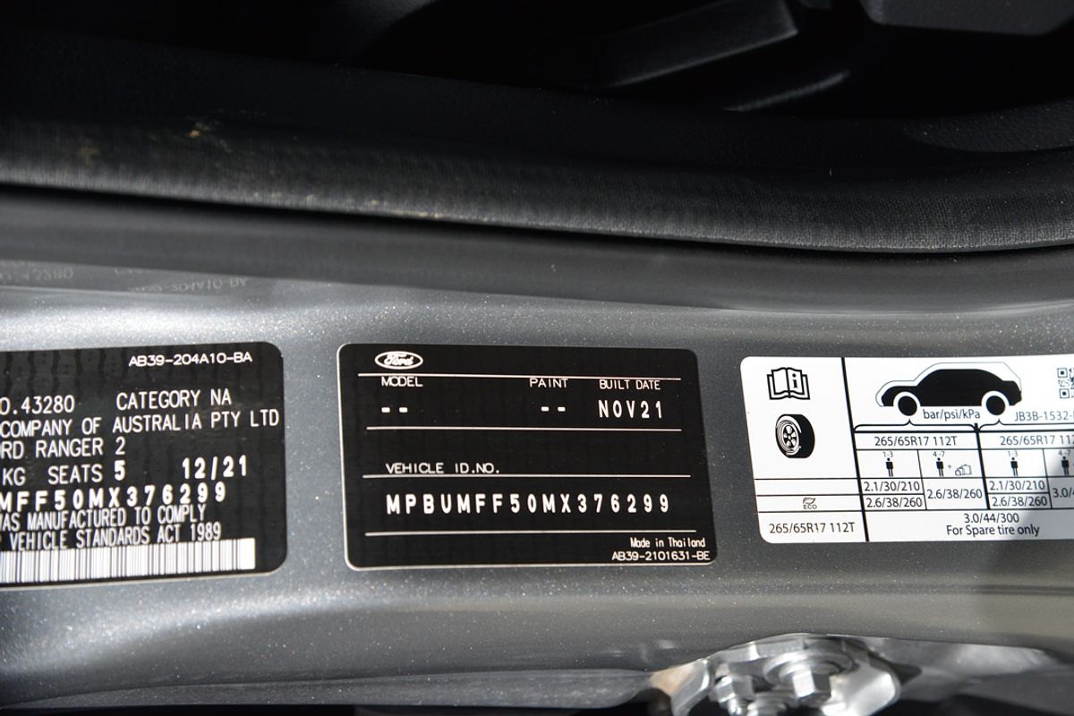 2021 Ford Ranger XLT PX MkIII 4X4 3.2L