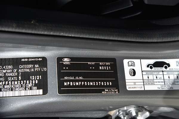 2021 Ford Ranger XLT PX MkIII 4X4 3.2L