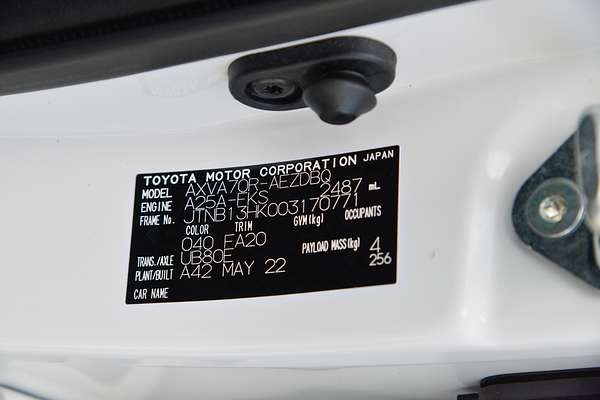 2022 Toyota Camry Ascent AXVA70R