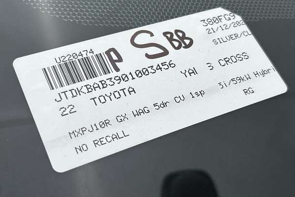 2022 Toyota Yaris Cross GX MXPJ10R thumb-23