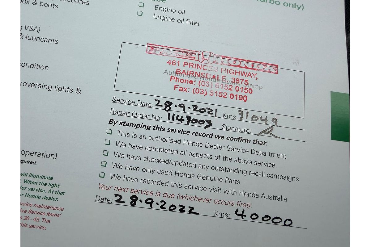 2018 Honda Civic RS 10th Gen