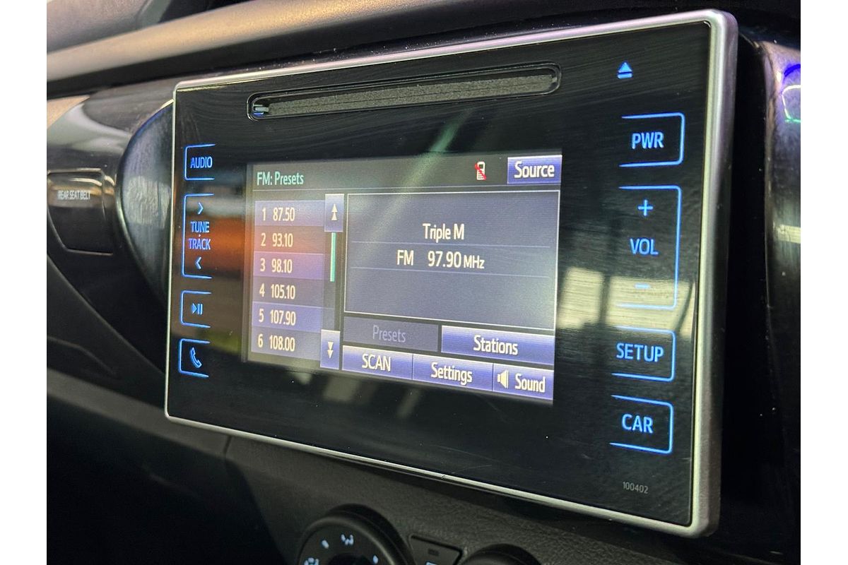 2018 Toyota Hilux Workmate TGN121R Rear Wheel Drive