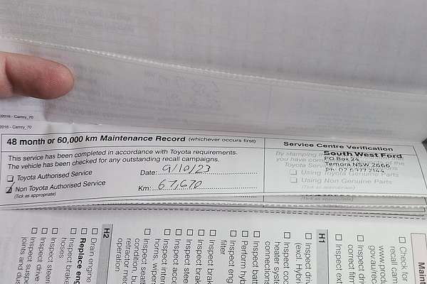 2019 Toyota Camry Ascent ASV70R