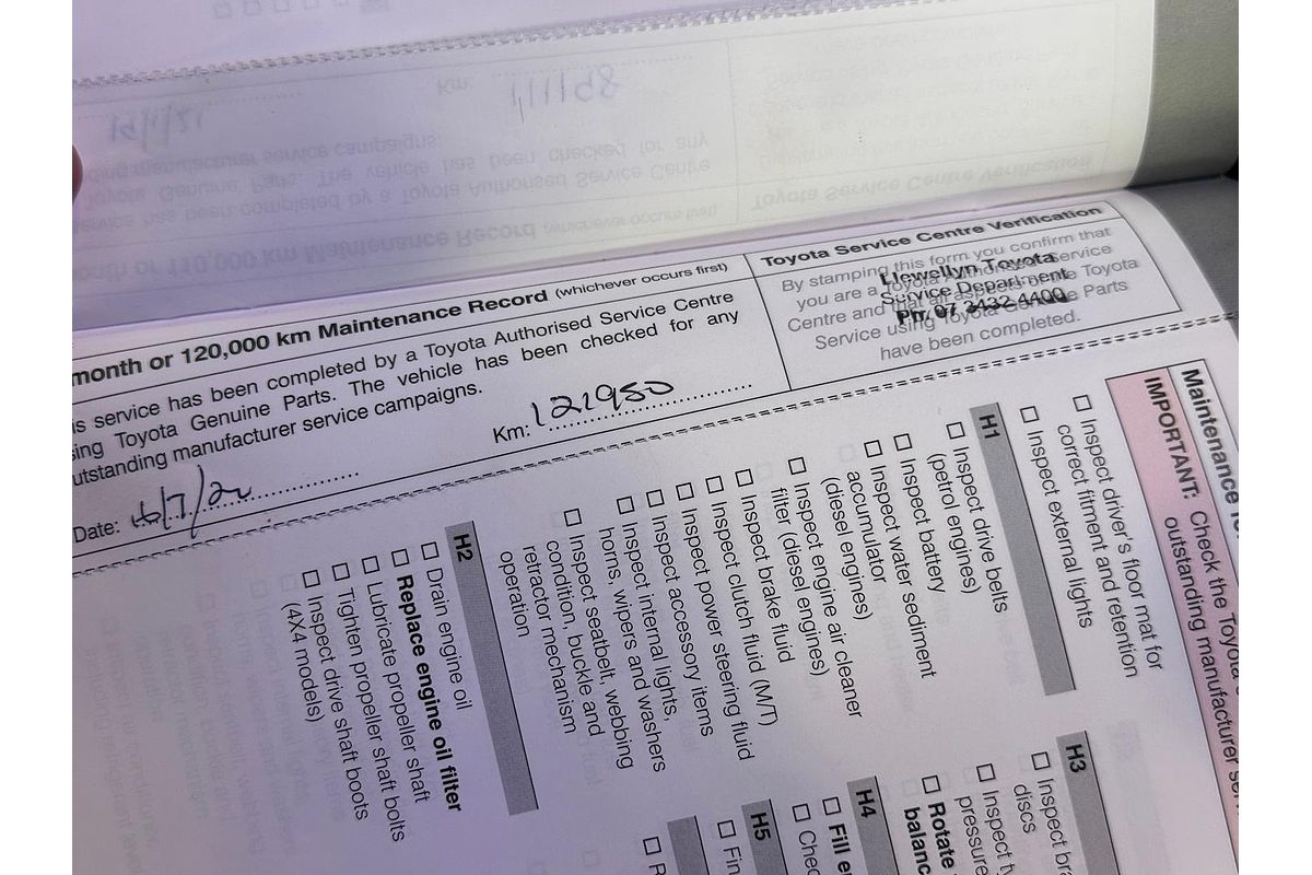 2016 Toyota Hilux Workmate GUN122R Rear Wheel Drive