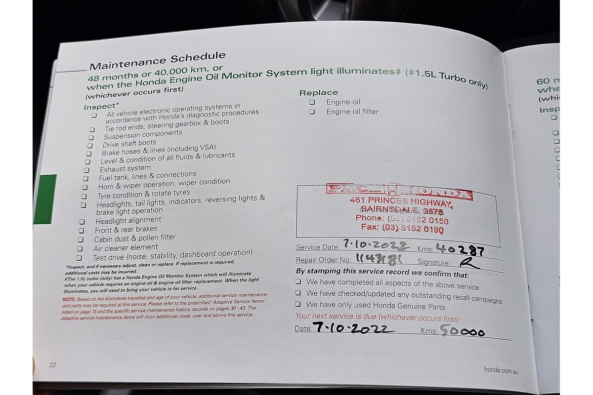 2018 Honda CR-V VTi-S RW