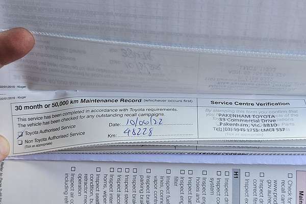 2019 Toyota Kluger GX GSU50R