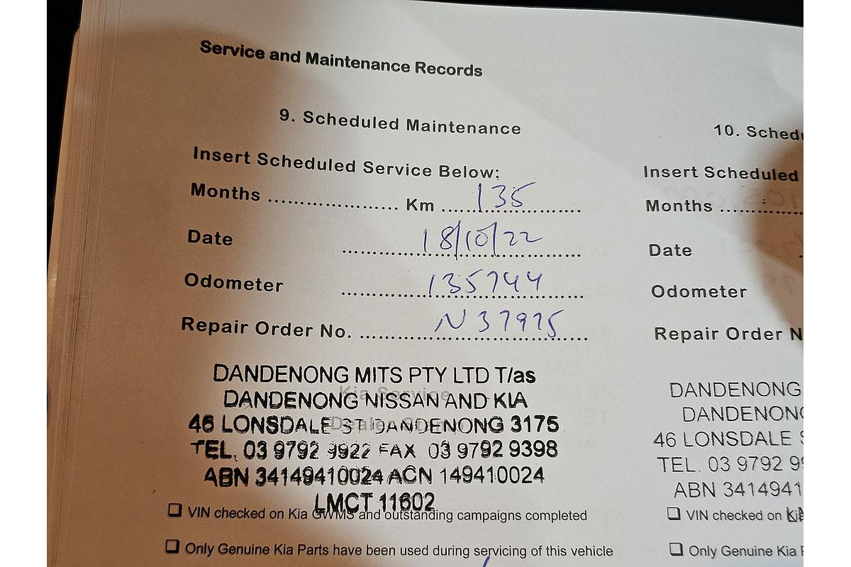 2018 Kia Sorento SLi UM