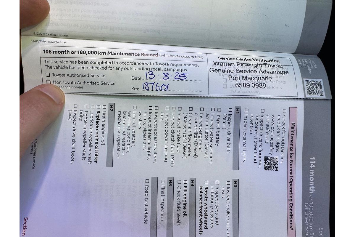 2021 Toyota Hilux SR Hi-Rider GUN136R Rear Wheel Drive