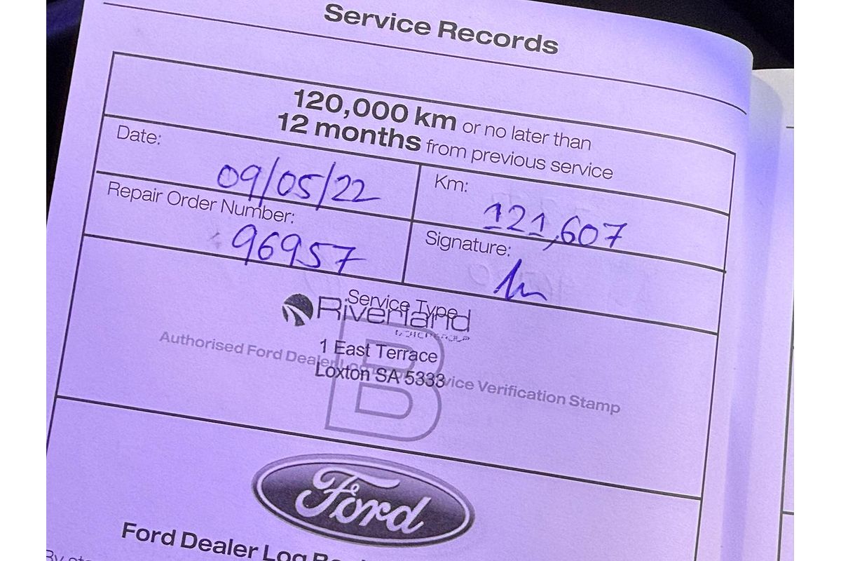 2018 Ford Ranger XL Hi-Rider PX MkII Rear Wheel Drive 2.2L