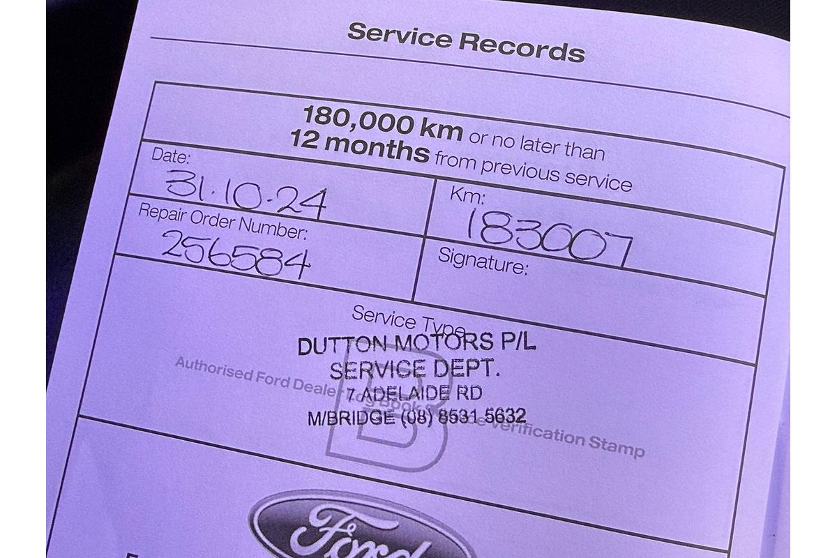 2018 Ford Ranger XL Hi-Rider PX MkII Rear Wheel Drive 2.2L