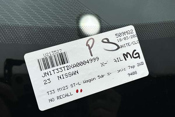 2023 Nissan X-TRAIL ST-L T33