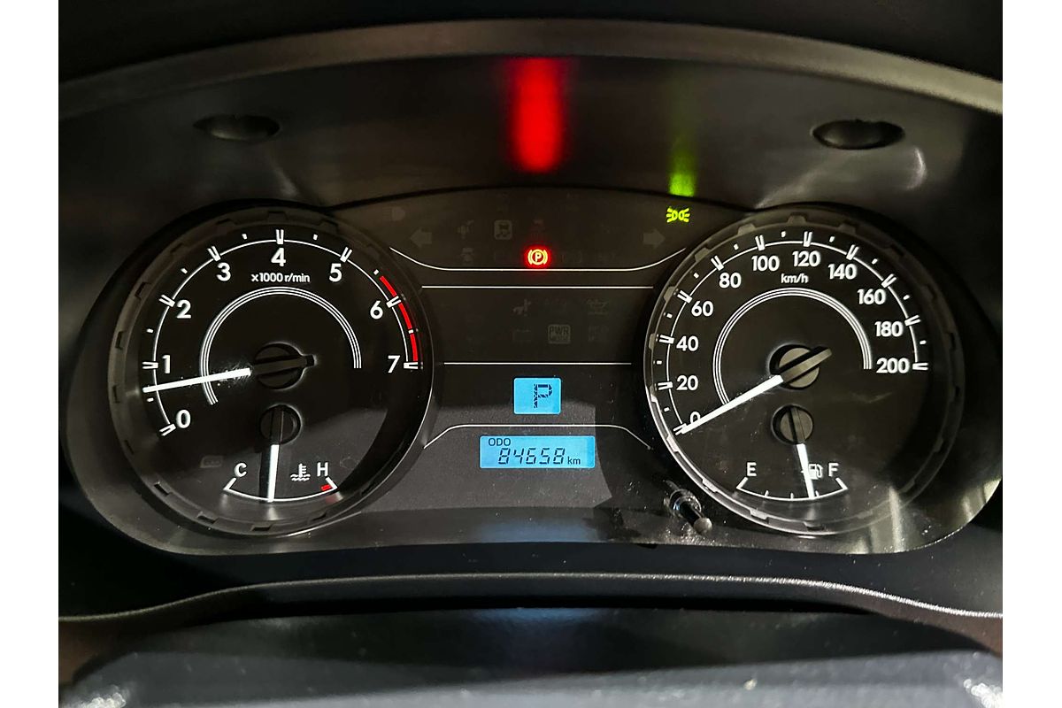 2016 Toyota Hilux Workmate TGN121R Rear Wheel Drive