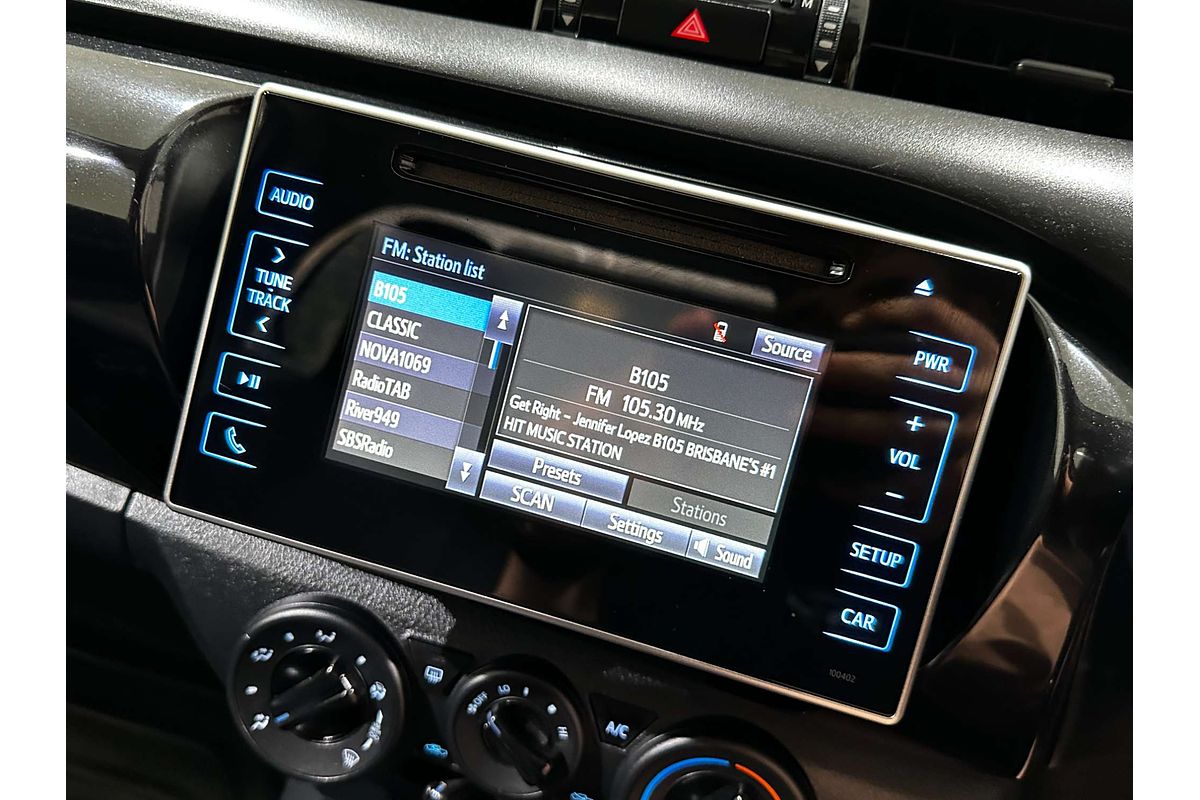 2016 Toyota Hilux Workmate TGN121R Rear Wheel Drive