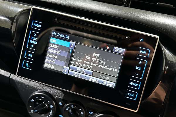 2016 Toyota Hilux Workmate TGN121R Rear Wheel Drive