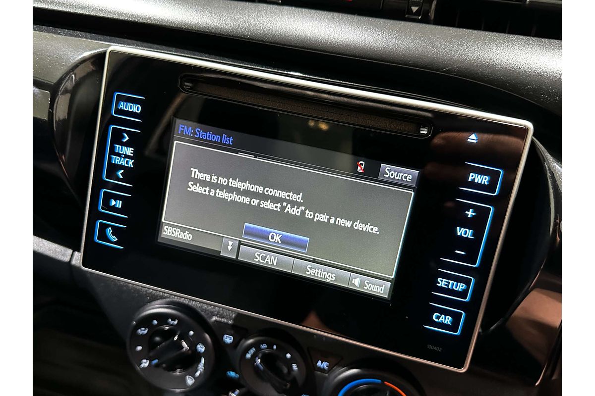 2016 Toyota Hilux Workmate TGN121R Rear Wheel Drive