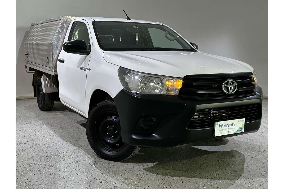2016 Toyota Hilux Workmate TGN121R Rear Wheel Drive