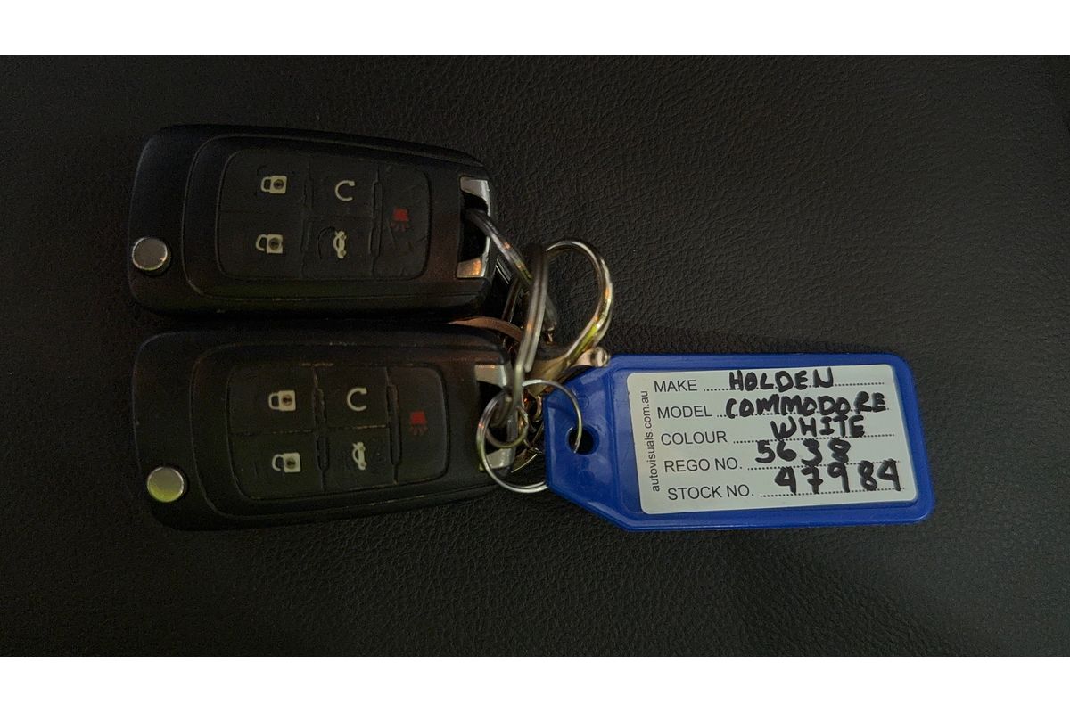 2016 Holden Commodore SV6 Black VF Series II