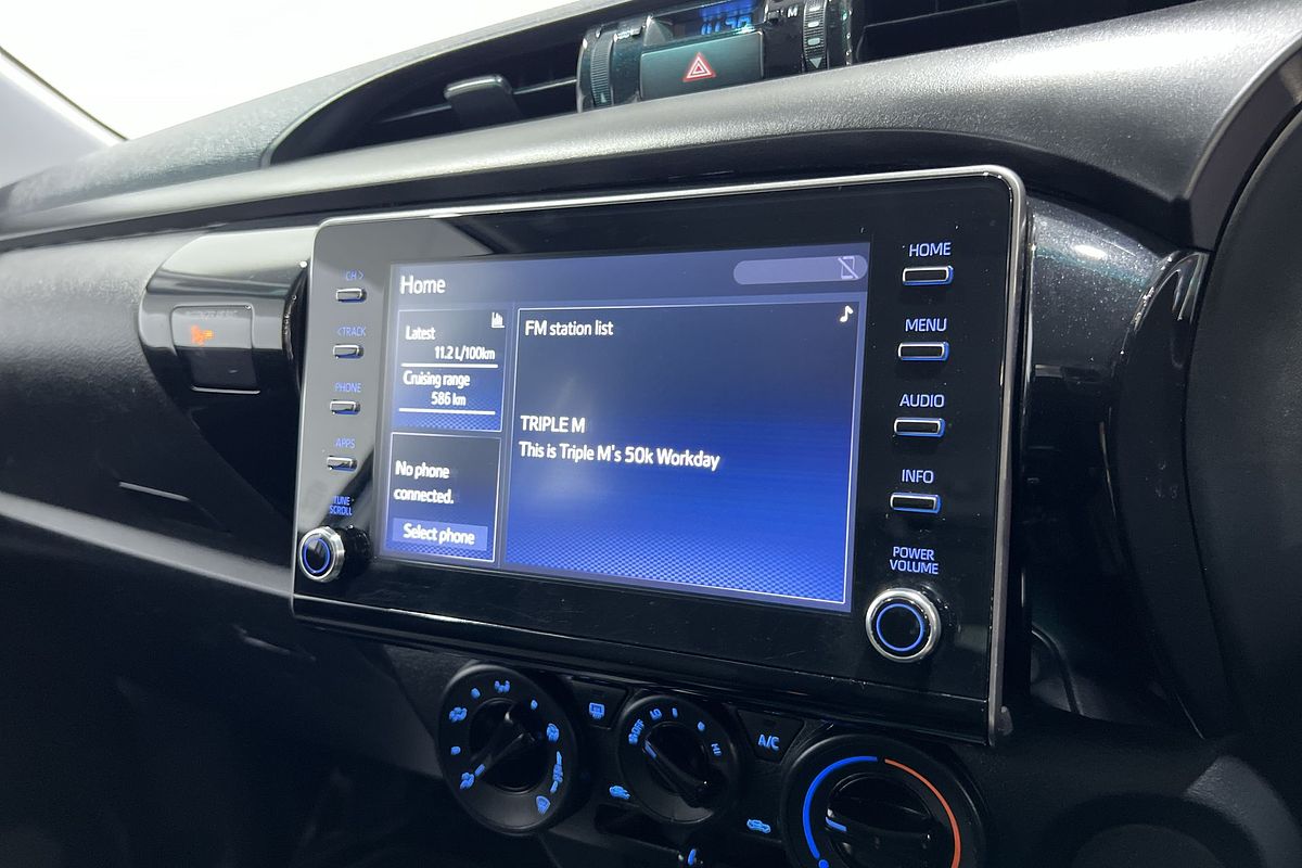 2021 Toyota Hilux Workmate TGN121R Rear Wheel Drive