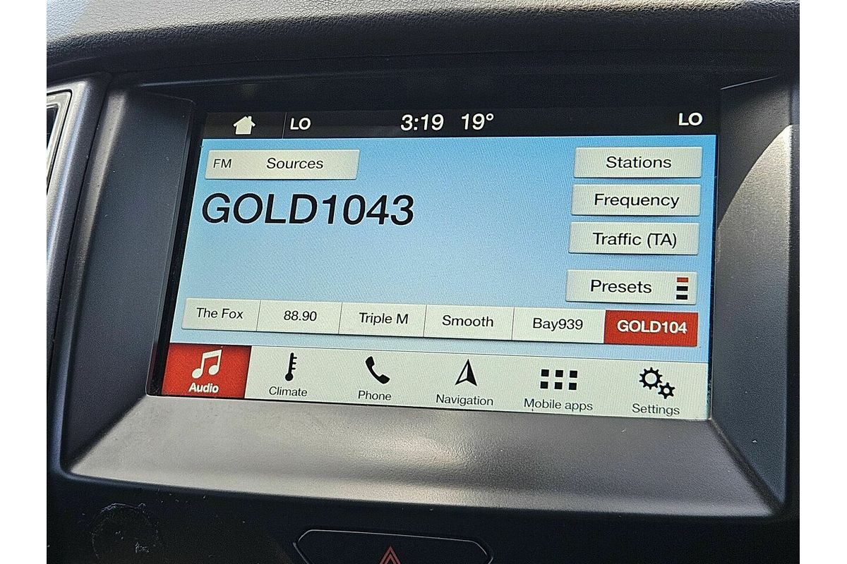 2018 Ford Ranger XLT Hi-Rider PX MkII Rear Wheel Drive 3.2L