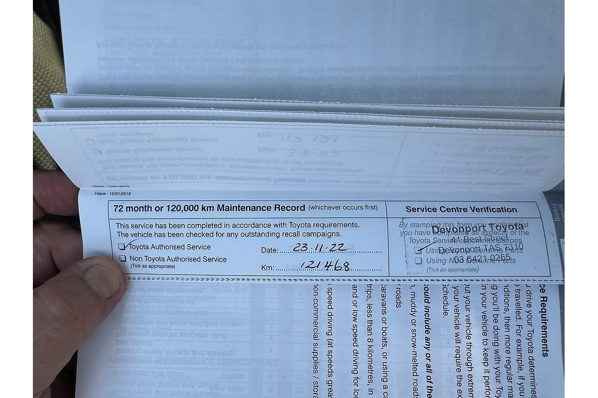 2018 Toyota Hiace KDH201R LWB