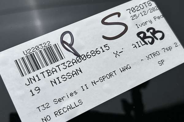 2019 Nissan X-TRAIL N-SPORT T32 Series II