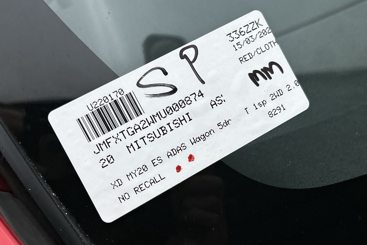 2020 Mitsubishi ASX ES ADAS XD