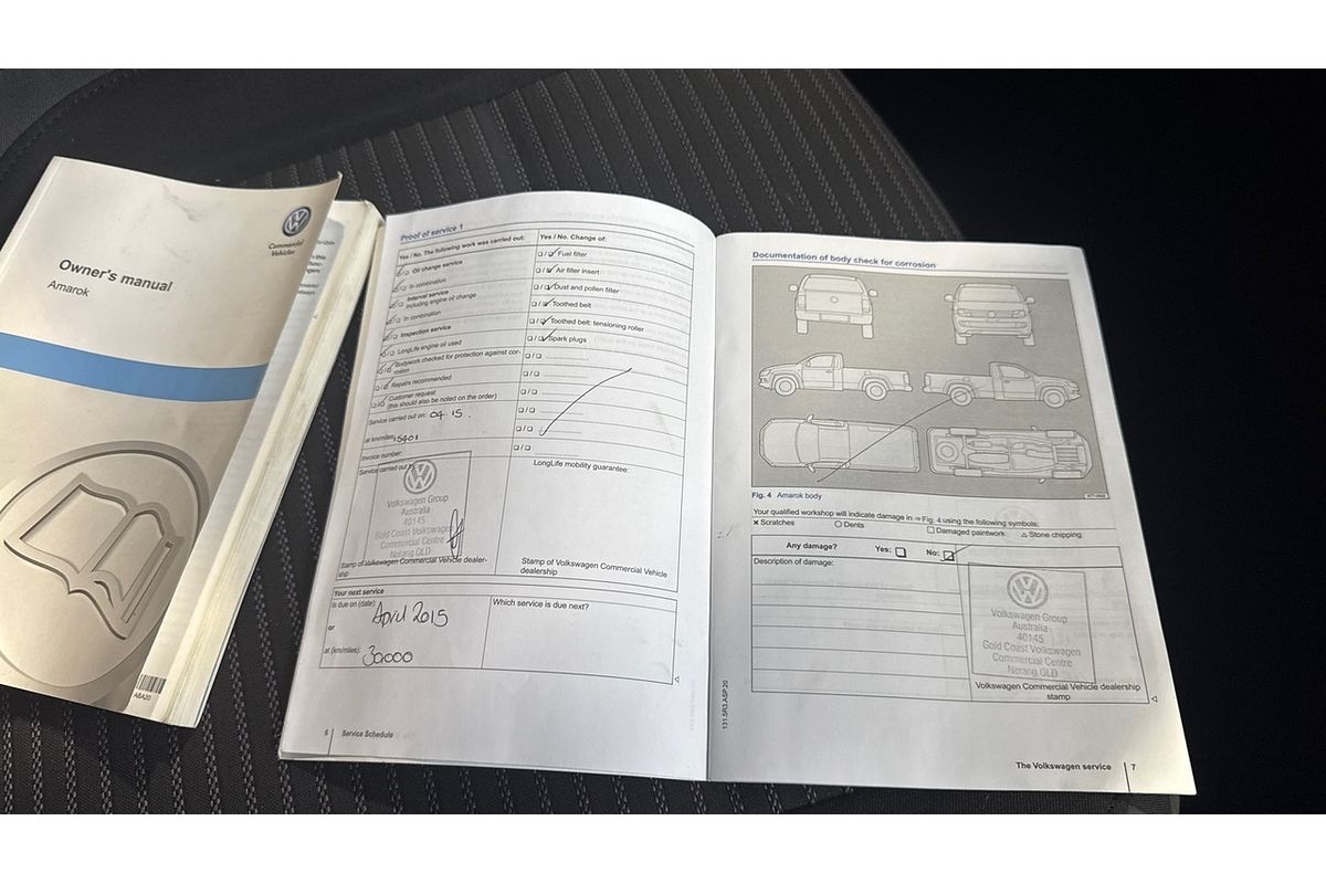 2013 Volkswagen Amarok TDI400 (4x4) 2H MY12.5 4X4