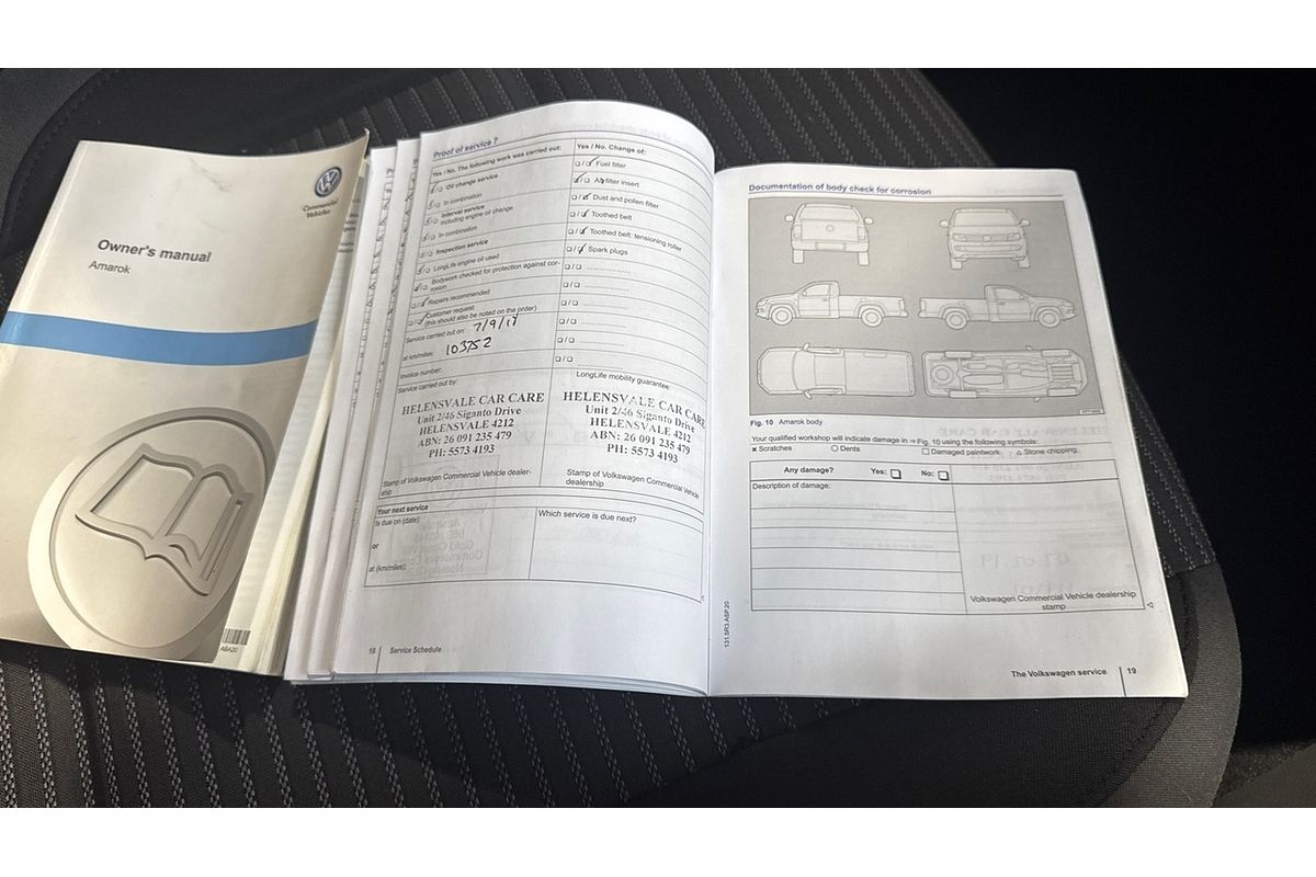 2013 Volkswagen Amarok TDI400 (4x4) 2H MY12.5 4X4