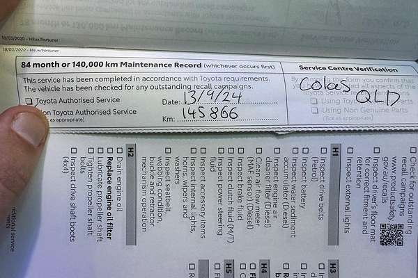 2021 Toyota Hilux SR Hi-Rider GUN136R Rear Wheel Drive