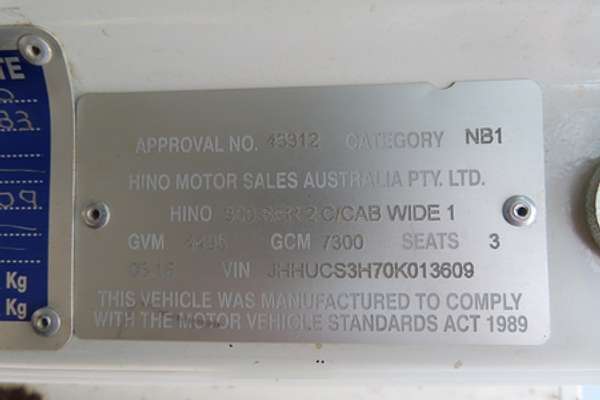 2015 Hino 300 Series 616 Trade Ace IFS 4x2