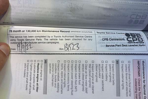 2017 Toyota Hilux Workmate GUN125R 4X4