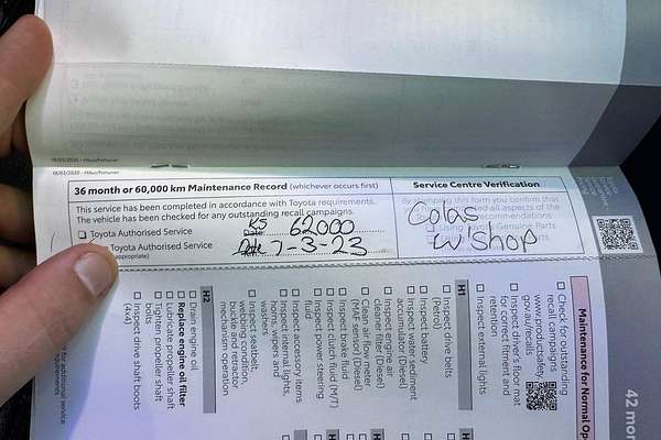 2021 Toyota Hilux SR Hi-Rider GUN136R Rear Wheel Drive