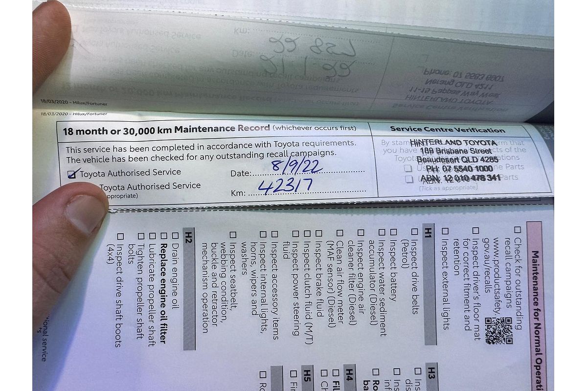 2021 Toyota Hilux SR Hi-Rider GUN136R Rear Wheel Drive