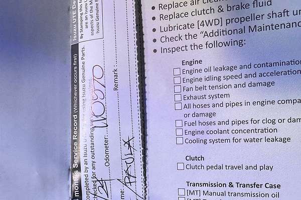 2019 Isuzu D-MAX SX 4X4