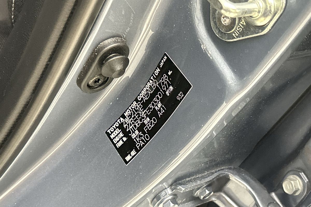 2022 Toyota Corolla Ascent Sport Hybrid ZWE219R