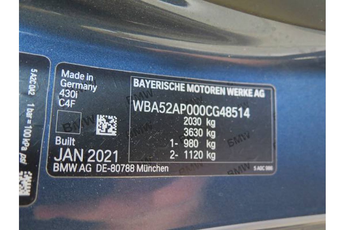 2021 BMW 430I M SPORT