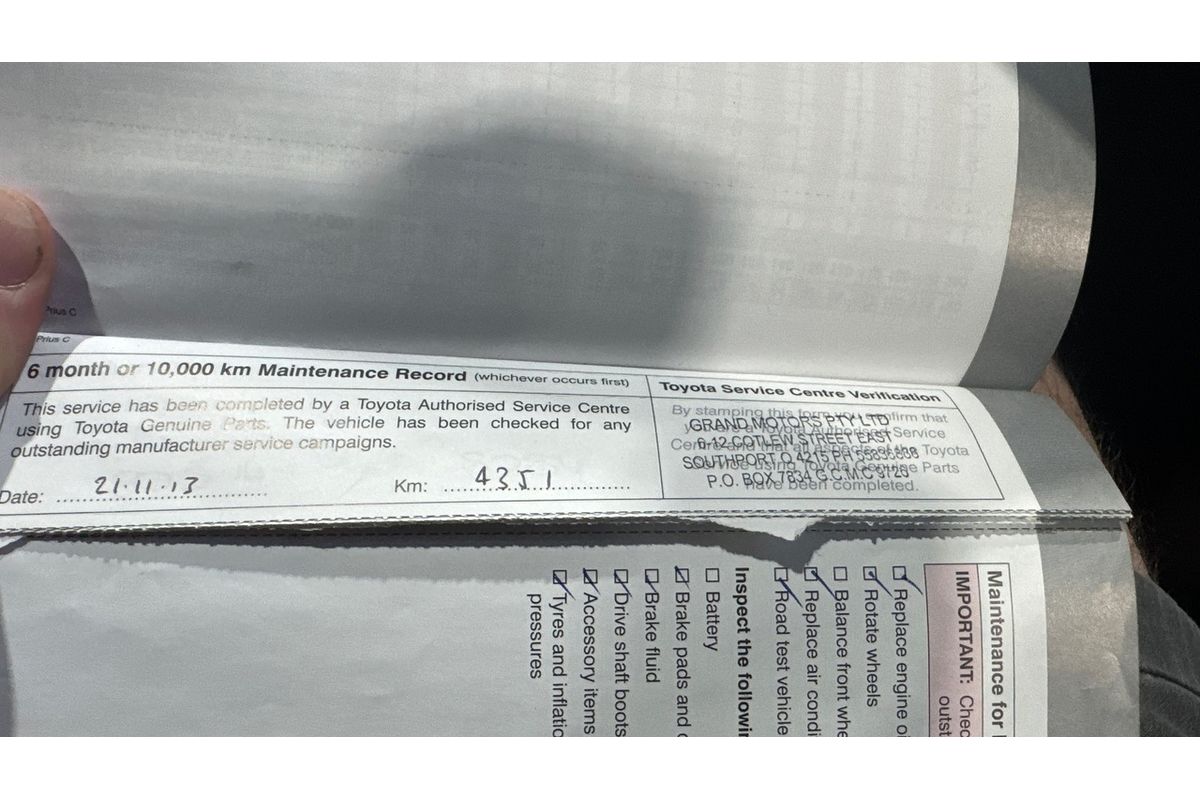 2013 Toyota Prius i-TECH (HYBRID) ZVW30R MY12