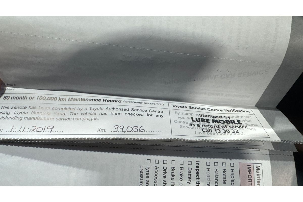 2013 Toyota Prius i-TECH (HYBRID) ZVW30R MY12