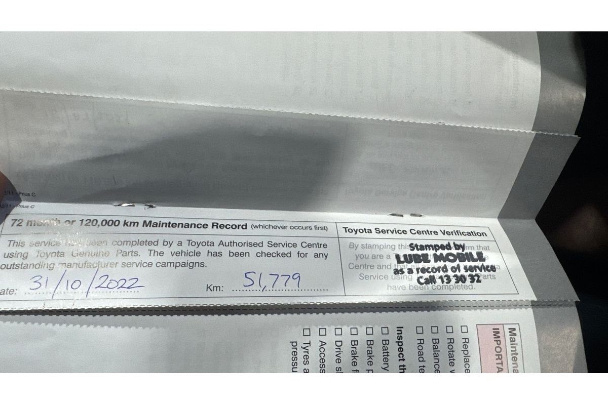 2013 Toyota Prius i-TECH (HYBRID) ZVW30R MY12