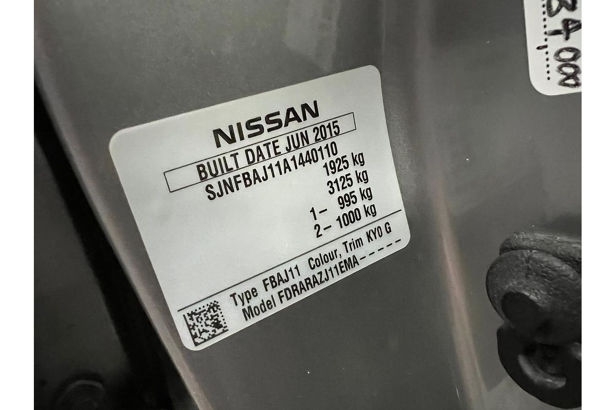 2015 Nissan QASHQAI ST J11