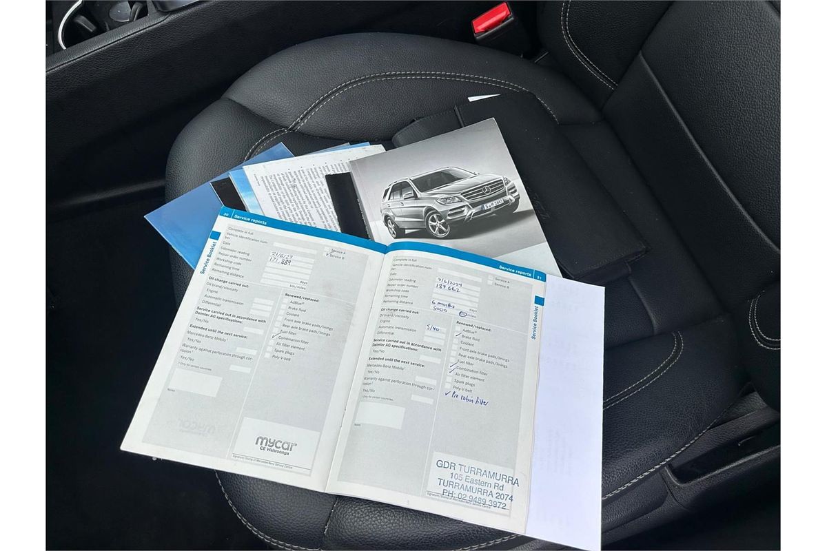 2012 Mercedes-Benz M-Class ML250 BlueTEC W166