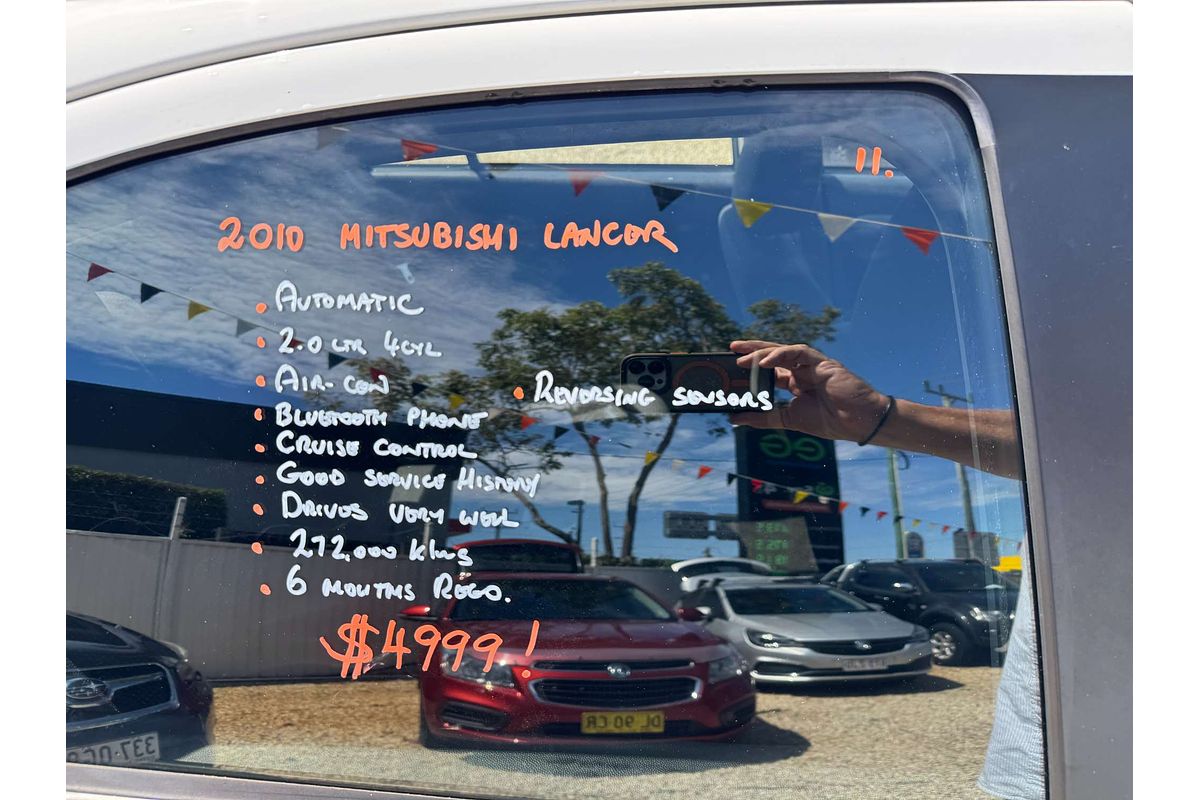 2010 Mitsubishi Lancer ES CJ