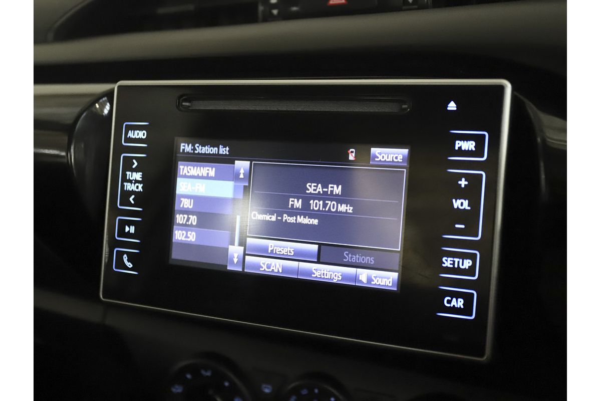 2017 Toyota Hilux Workmate TGN121R Rear Wheel Drive