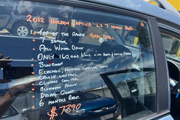 2012 Holden Captiva 7 LX CG Series II