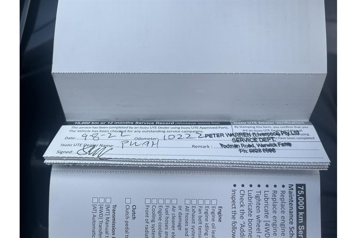 2020 Isuzu D-MAX SX 4X4