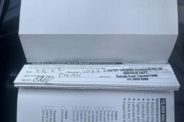 2020 Isuzu D-MAX SX 4X4