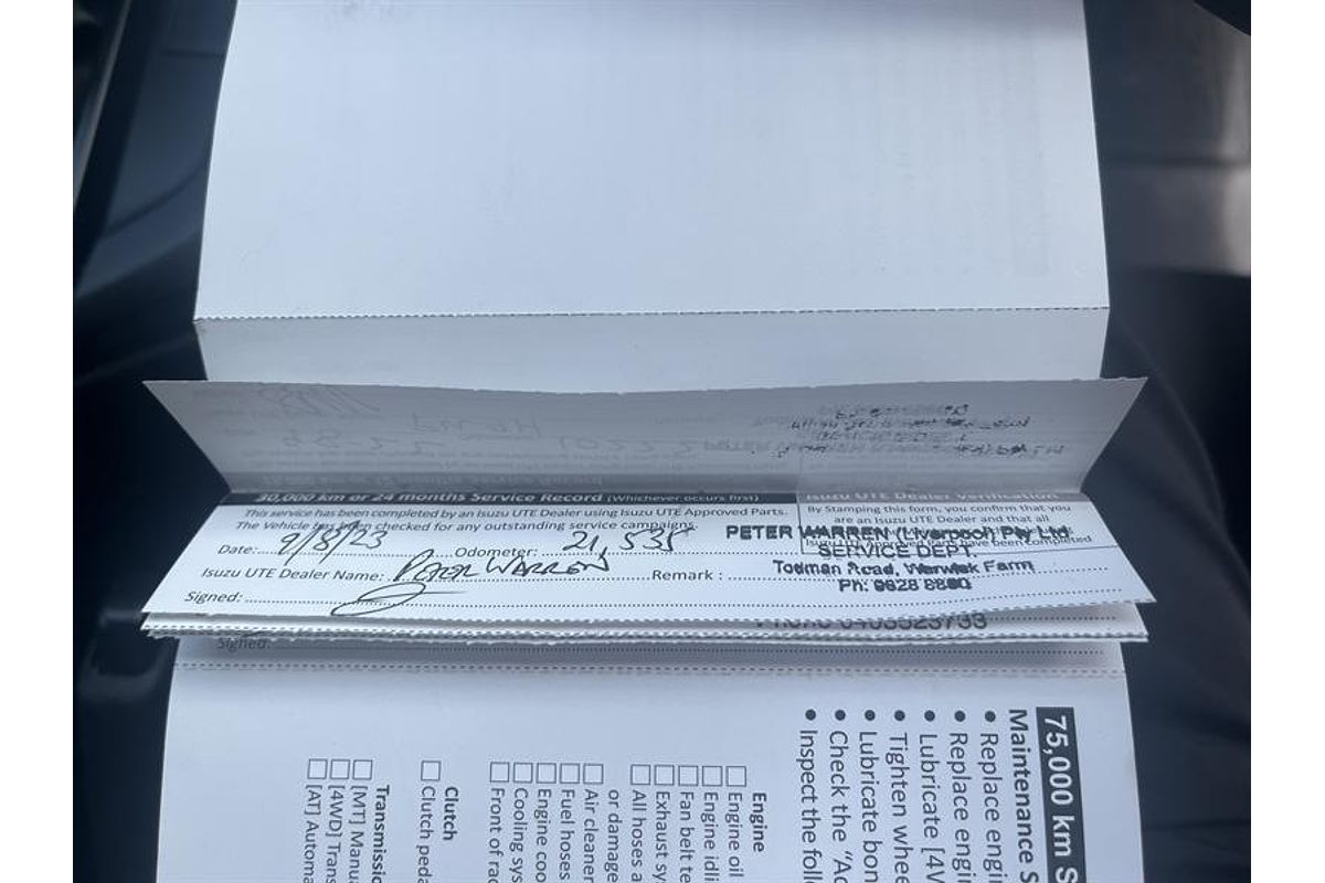 2020 Isuzu D-MAX SX 4X4